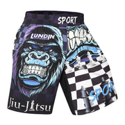 GORILLA CHESS MMA SHORTS