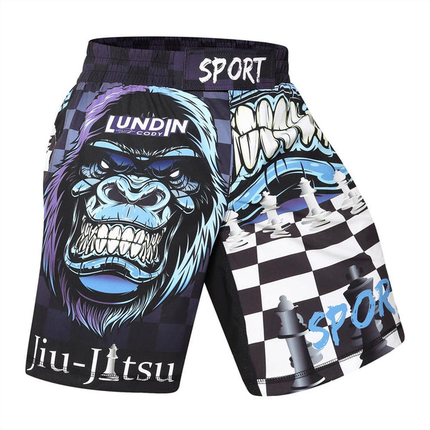 GORILLA CHESS SHORTS/RASH GUARD SET