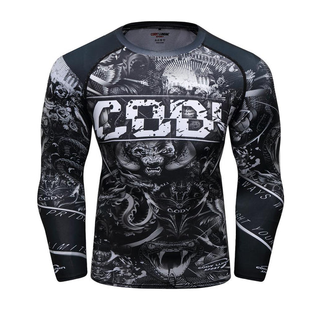 THE NIGHTMARE SHORTS/RASH GUARD SET