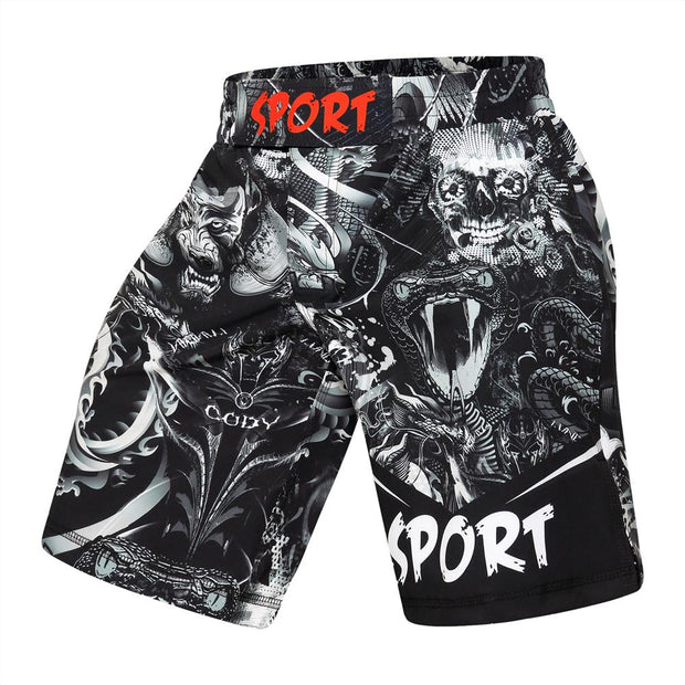 THE NIGHTMARE SHORTS/RASH GUARD SET