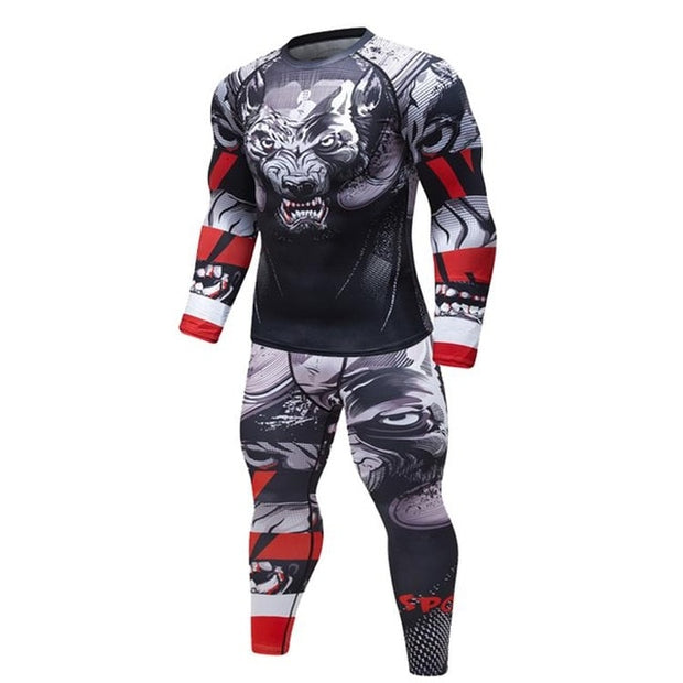 WOLF SPATS/RASH GUARD SET