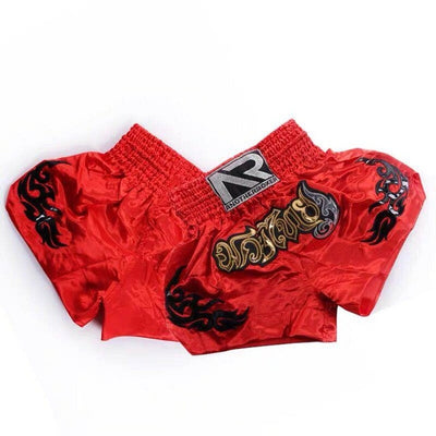 'ANOTHER BOXER' RED THAI SHORTS