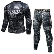 THE NIGHTMARE SPATS/RASH GUARD SET