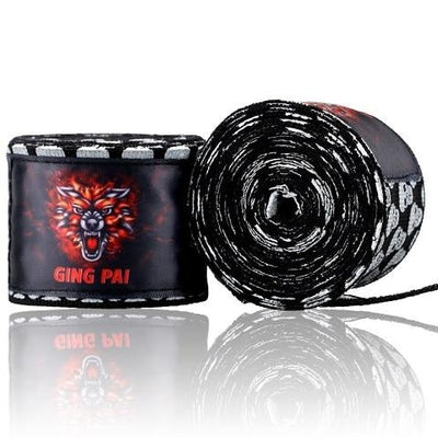 BLACK SKULLS BOXING HANDWRAPS