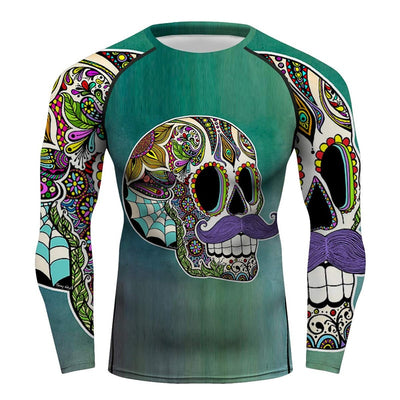 MO BRO SKULL RASH GUARD