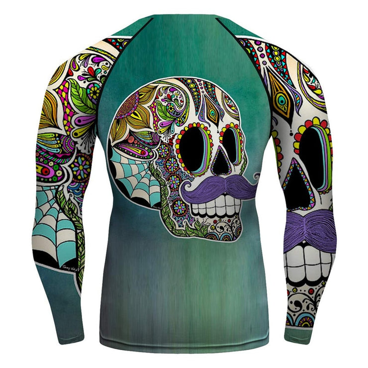 MO BRO SKULL RASH GUARD