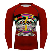 DAY OF THE DEAD LOVE RASH GUARD