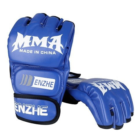 ENZHE BLUE MMA TRAINING GLOVES