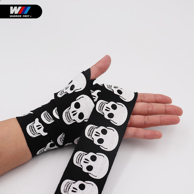 WARRIOR BLACK SKULL HANDWRAPS