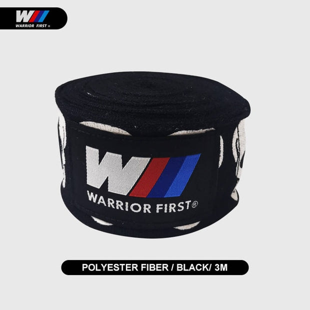 WARRIOR BLACK SKULL HANDWRAPS