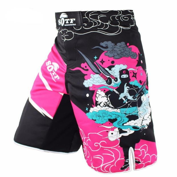 PINK NINJA MMA SHORTS