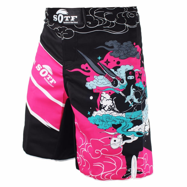 PINK NINJA MMA SHORTS